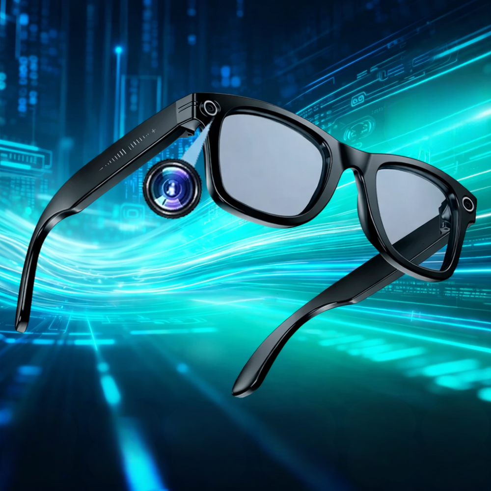 AI Smart Camera Glasses Photo Video Recording Translation Bluetooth Call Sunglasses