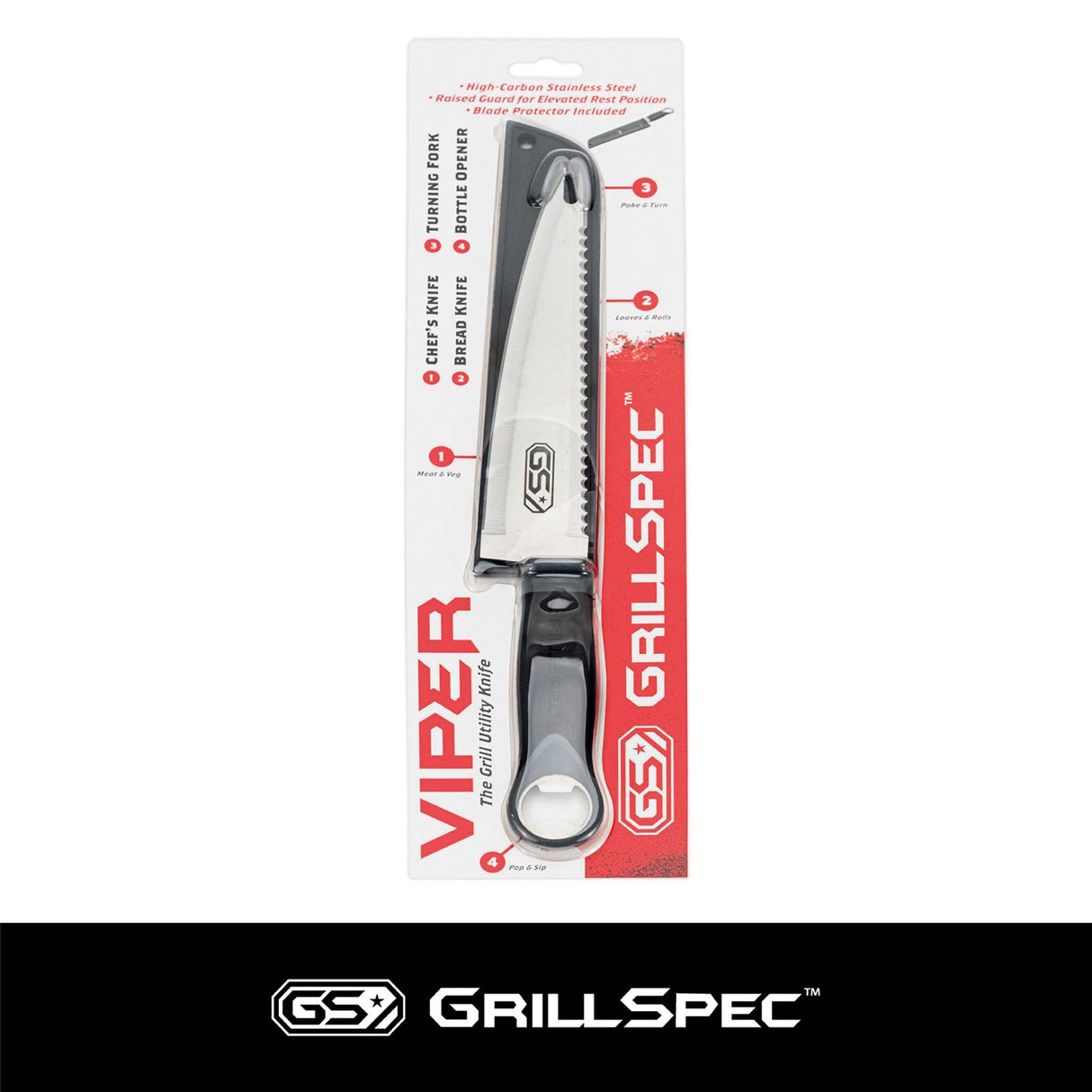 Utility Knife Multi-Use with Cover 8" Blade