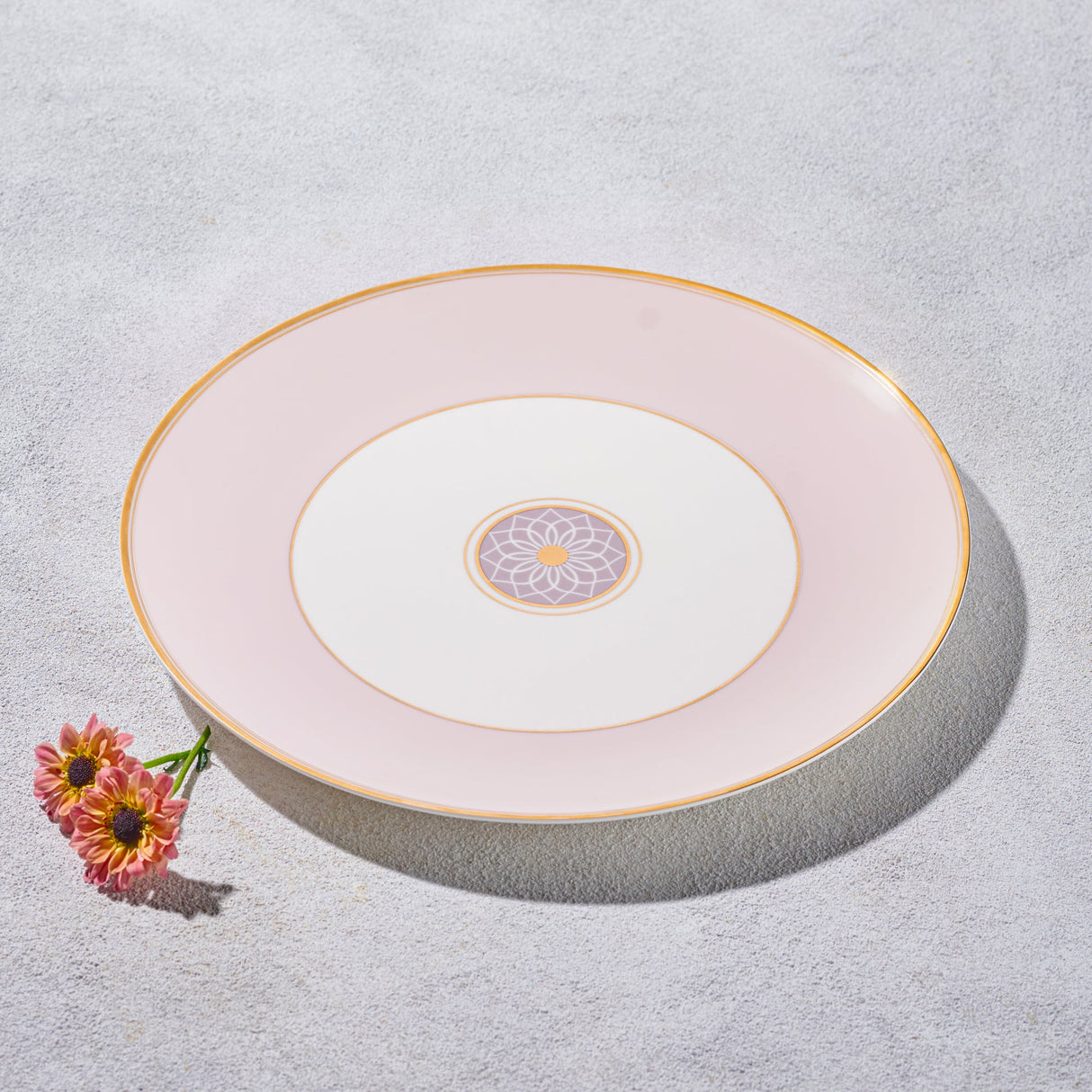 Medi, Imperial Blush Charger-Set of 4