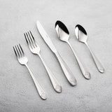 Peacock, 18/10 Stainless Steel, 20 Pc Flatware Set