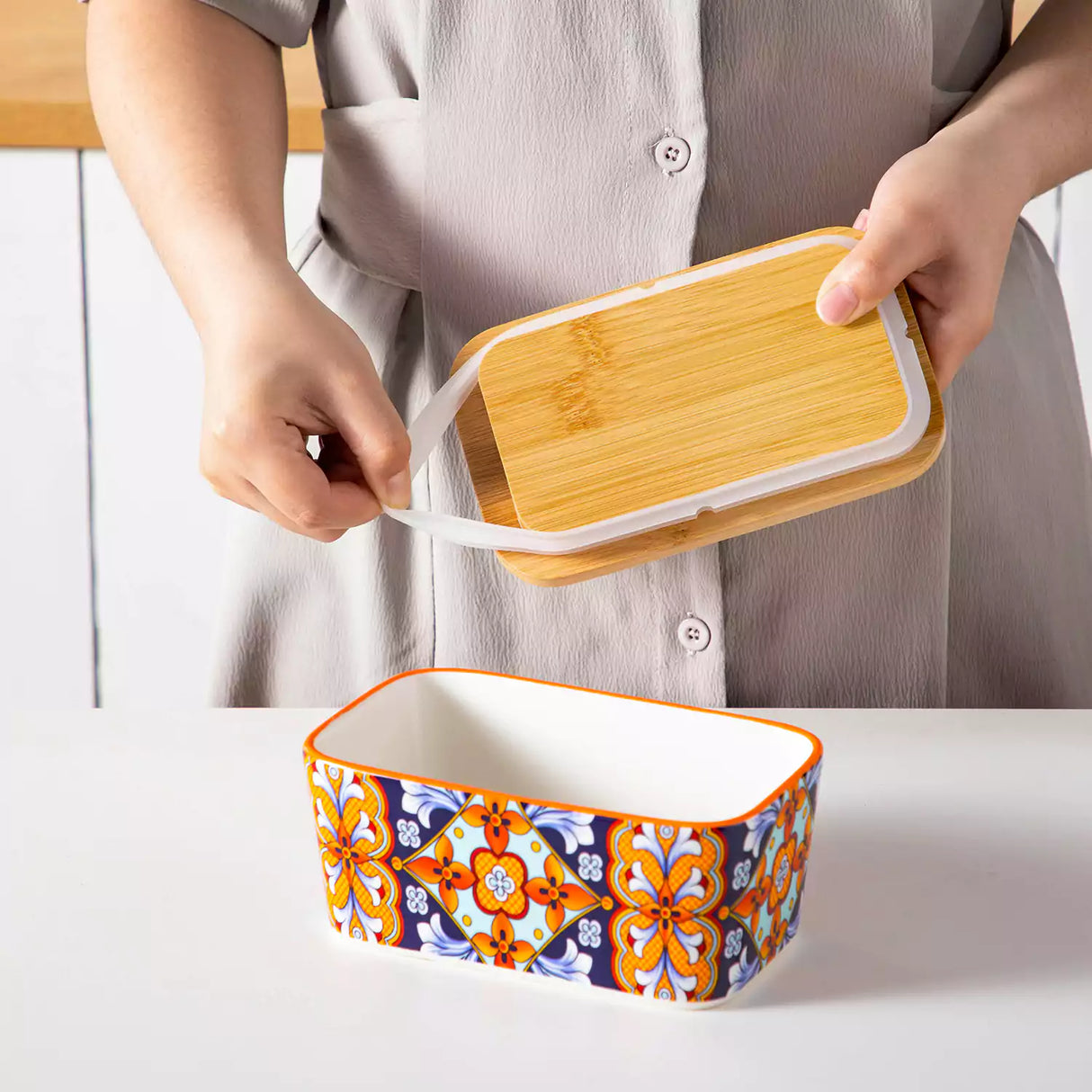 Simi Butter Dish with Lid