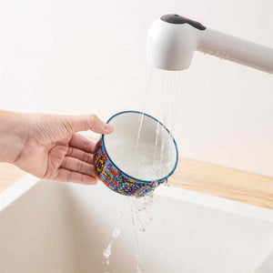 Simi Ramekin Bowls Set of 6 Porcelain with Floral Design