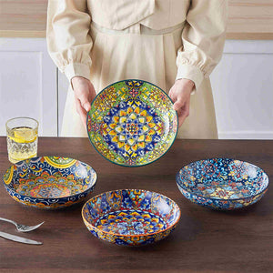 Simi Double-Sided Pasta Bowls Set of 4