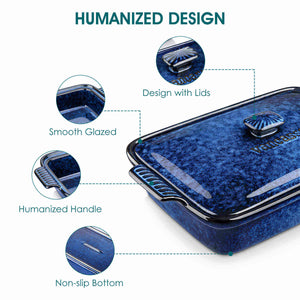 Starry Casserole With Lid 3.8QT