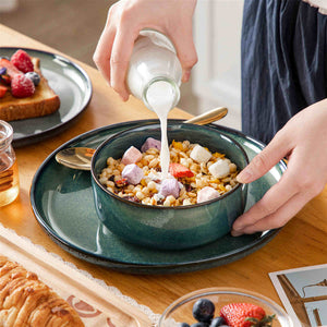 Starry Lipped-Edge 18 Piece Dinnerware Set