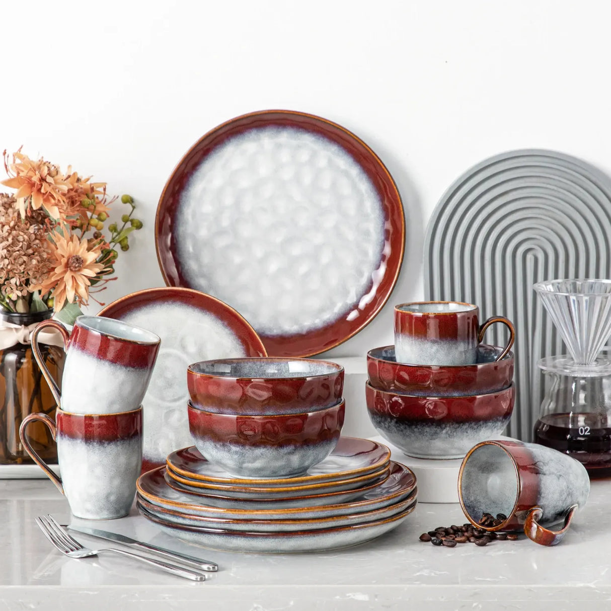 Starry 16 Piece Dinnerware Set