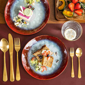 Starry Salad Plates Set of 4