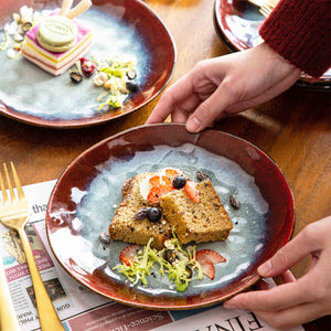 Starry Salad Plates Set of 4