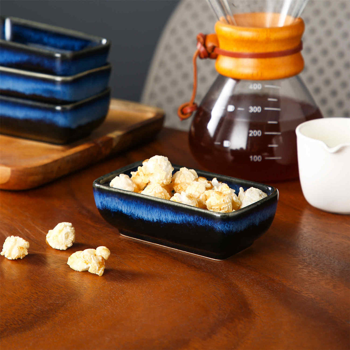 Stern Rectangular Dipping Bowls Set of 4