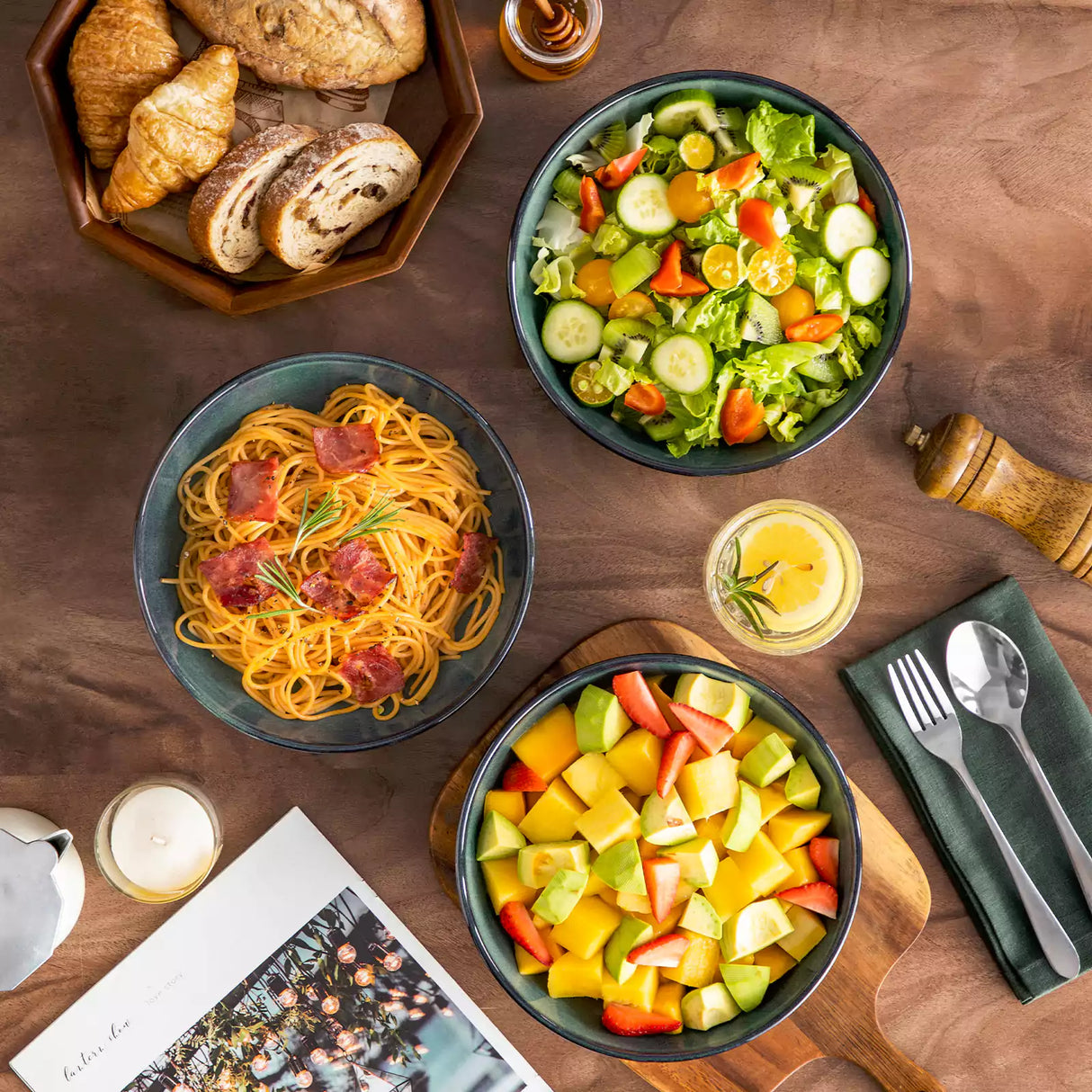 Stern Pasta Bowls Set of 4