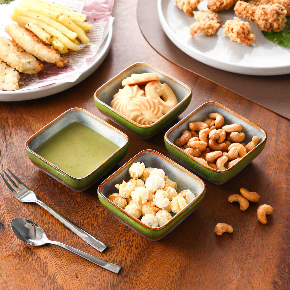 Stern Square Dipping Bowls Set of 4