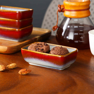 Stern Rectangular Dipping Bowls Set of 4