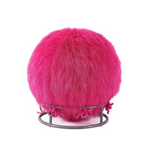 65 Inch Posture Fuzzy Exercise Yoga Ball Chair Set