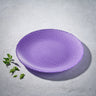 Maple, Colored Glass Chargers with Rim- Set of 4