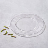 Melody, All-Ribbed Glass Charger-Set of 4
