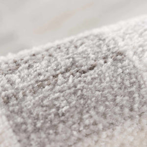 Azrika Gray Checkered Washable Rug - Clearance