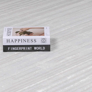 Azrika Gray Checkered Washable Rug - Clearance