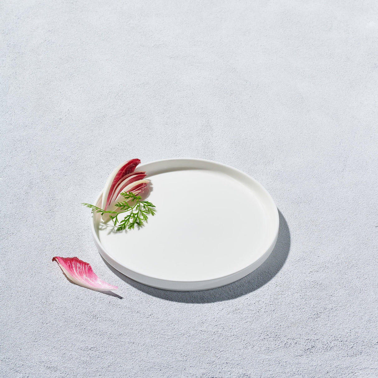 Aidan, Stackable Bone China, Round Plate-Set of 4