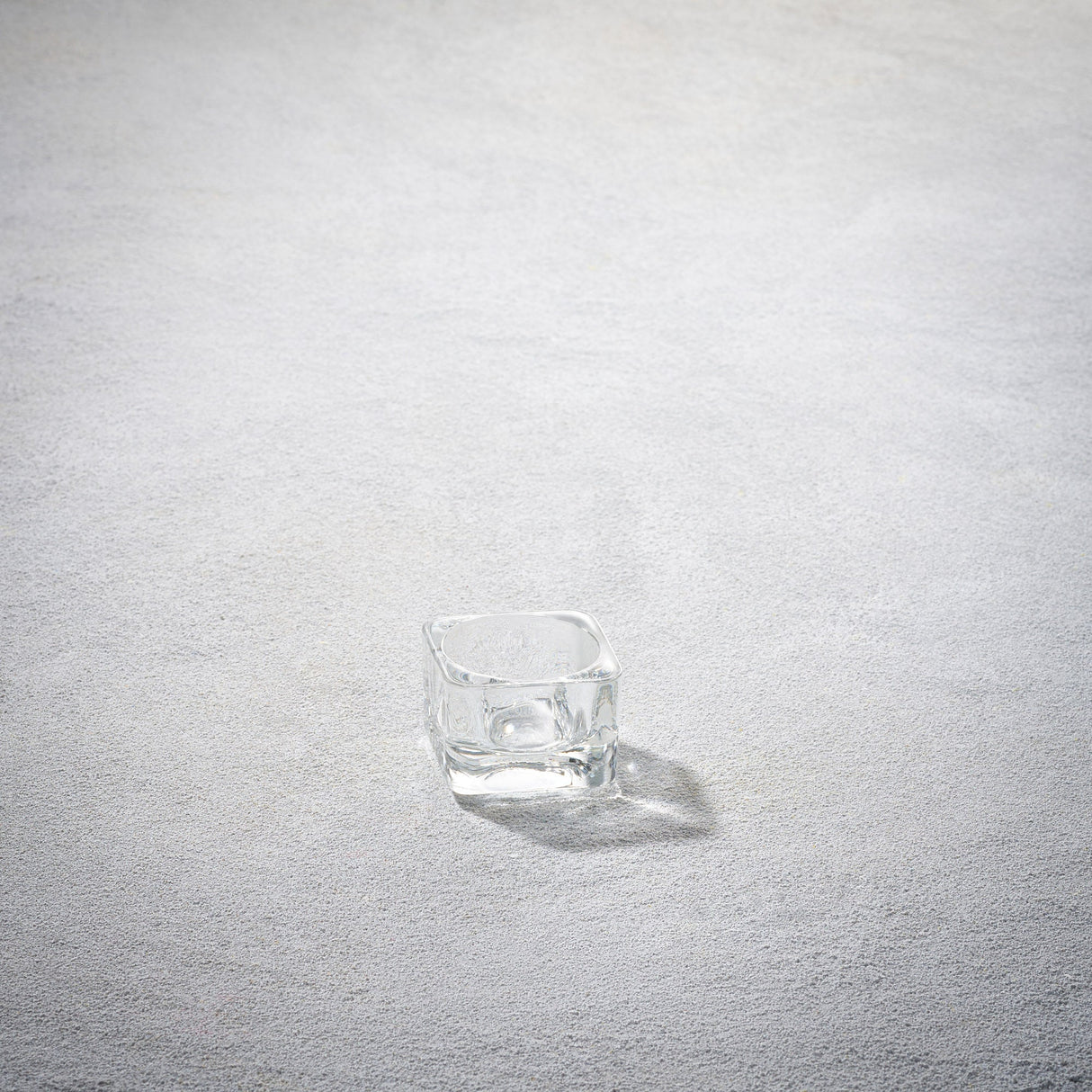 Glass Candle Holder, 2"