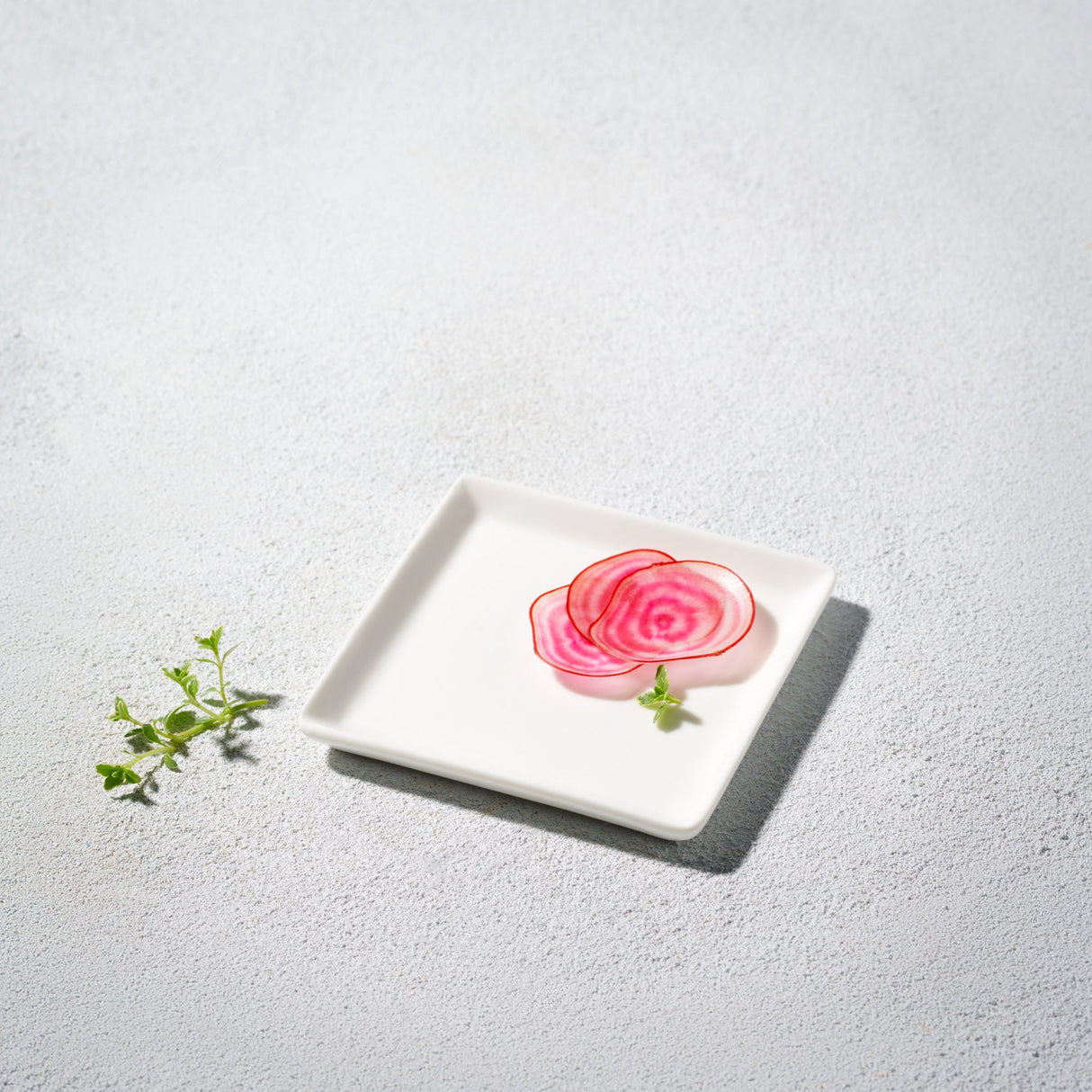 Lightning, Mini Square Plate-Set of 4