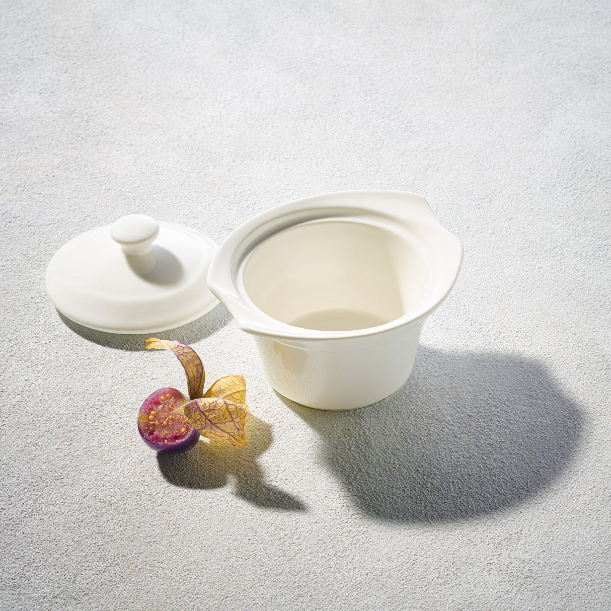 Lightning, Tall Soup Bowl with Lid-Set of 4