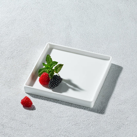 Elegant, Square Plate-Set of 4