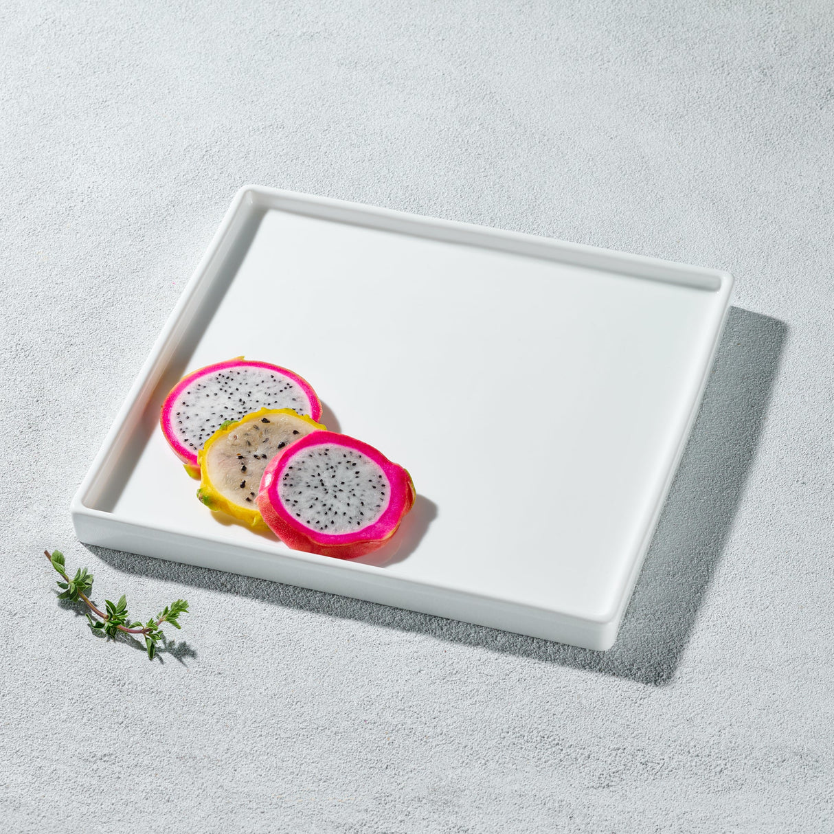 Elegant, Square Plate-Set of 4