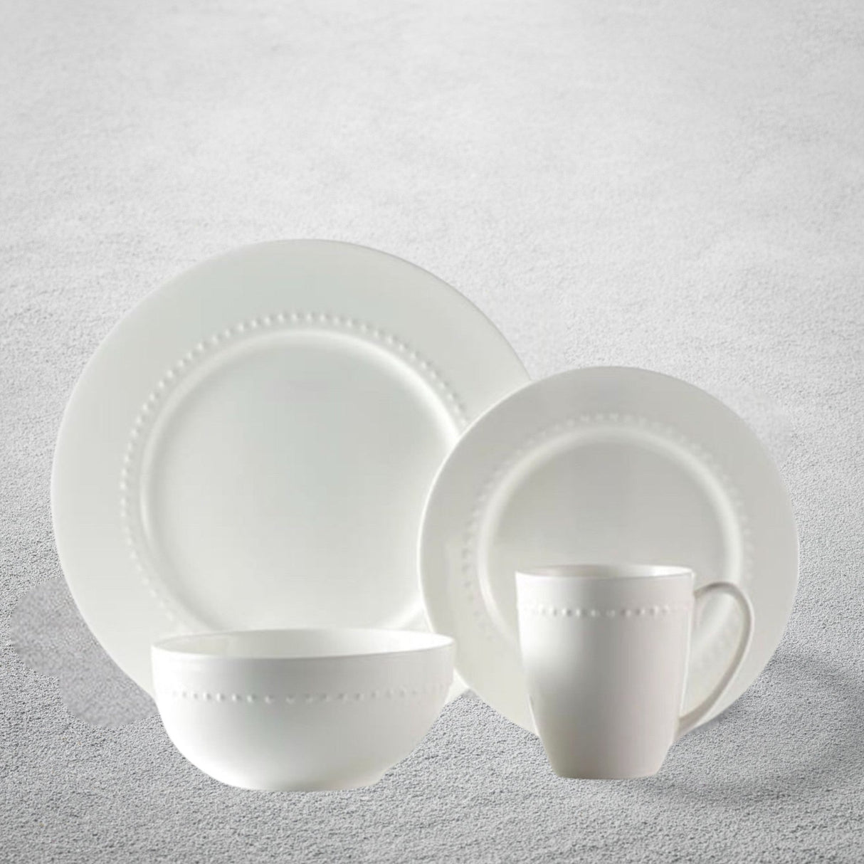 Hobnail-Bone-China-Dinnerware-Collection-(16-Piece-Set)-Dinnerware-Sets