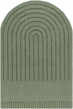 Arnona Green Area Rug