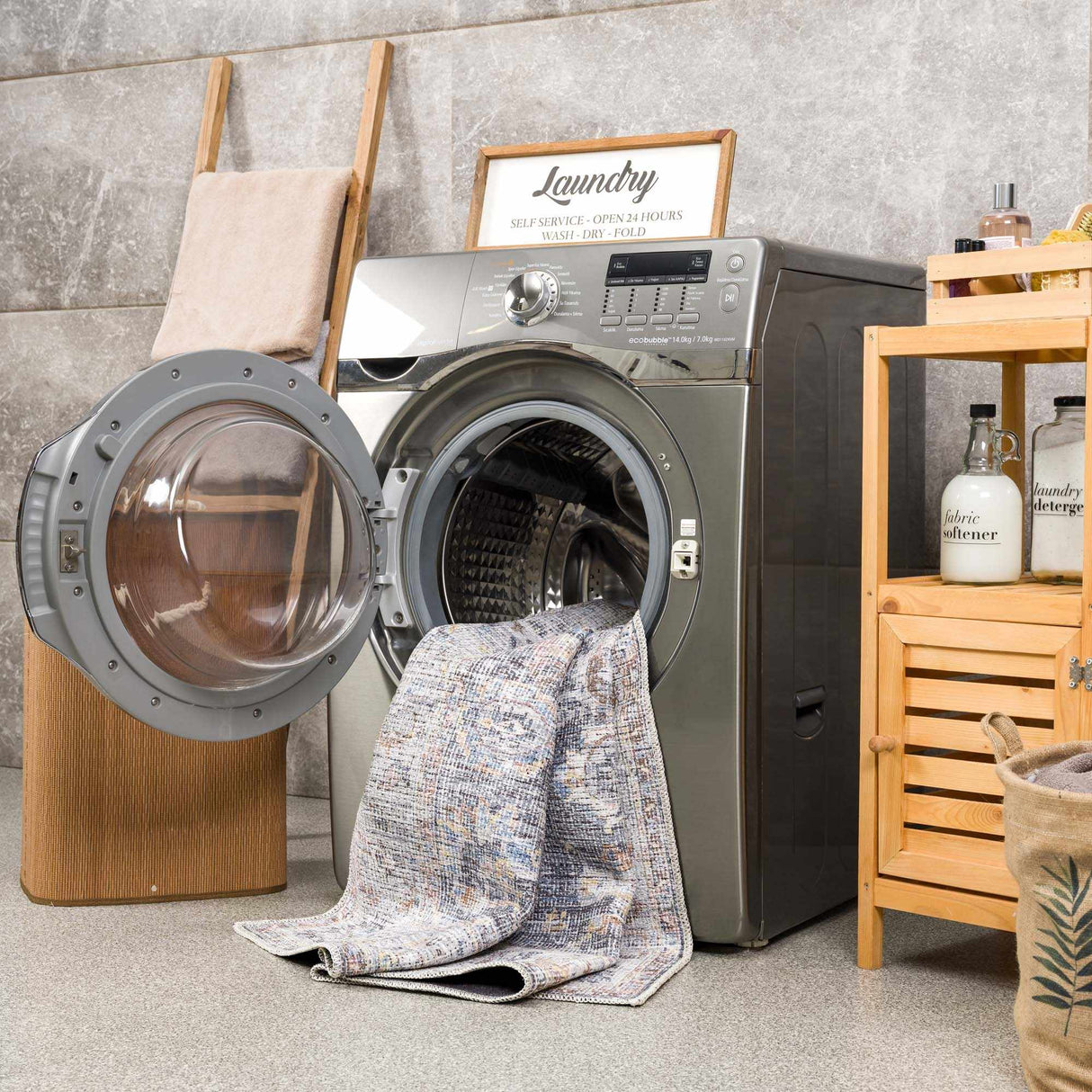 Napeu Washable Area Rug