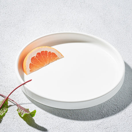 Bolt, Round Matte Modern Plate-Set of 4