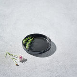 Bolt, Round Matte Modern Plate-Set of 4