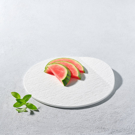 Thunder, Round Plate with Lifted Edge-Set of 4