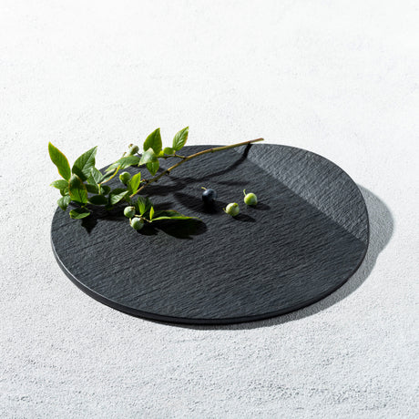 Thunder, Round Plate with Lifted Edge-Set of 4