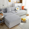 L Shape Couch Covers Stretch Slipcovers Furniture Protector with 1pcs Free Pillowcases