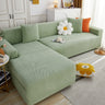 L Shape Couch Covers Stretch Slipcovers Furniture Protector with 1pcs Free Pillowcases