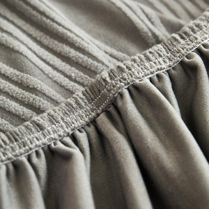 Textured Wave Stretch Sofa Couch Cover, Soft Washable Spandex Furniture Slipcovers