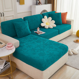 Cooling Silk Fabric Stretchable Cushion Cover, Non-Slip Furniture Protector for Kids, Chaise Lounge Cushion Covers