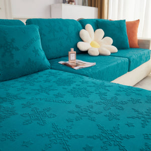 Cooling Silk Fabric Stretchable Cushion Cover, Non-Slip Furniture Protector for Kids, Chaise Lounge Cushion Covers