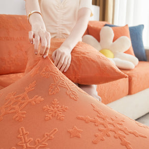 Cooling Silk Fabric Stretchable Cushion Cover, Non-Slip Furniture Protector for Kids, Chaise Lounge Cushion Covers