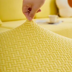 Tailored Sofa Cushion Covers Stretch Couch Seat Covers  with Skirt for Sectional Sofas