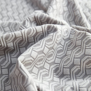 Growth Rings Jacquard Fleece Fabric Stretch Cushion Cover, Non-Slip Furniture Protector for Kids, Couch Cushion Covers