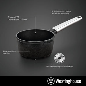 Non-stick Sauce & Milk Pan, Cast Aluminum, 2 Qt., 7" (18cm)