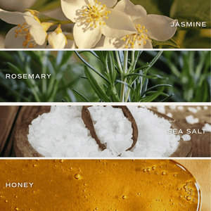 Wildflowers and Salt Soy Candle - Clear Jar - 9 oz