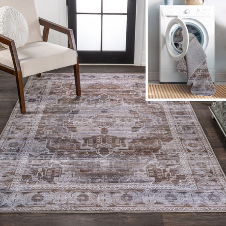 Alanya-Ornate-Medallion-Machine-Washable-Area-Rug-Area-Rugs