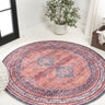Dalyan-Geometric-Medallions-Machine-Washable-Round-Area-Rug-Area-Rugs