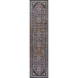 Dalyan Geometric Medallions Machine-Washable Runner Rug