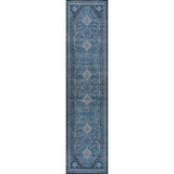 Dalyan Geometric Medallions Machine-Washable Runner Rug