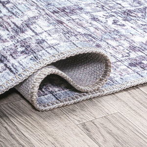 Didim Boho Medallion Machine-Washable Round Area Rug