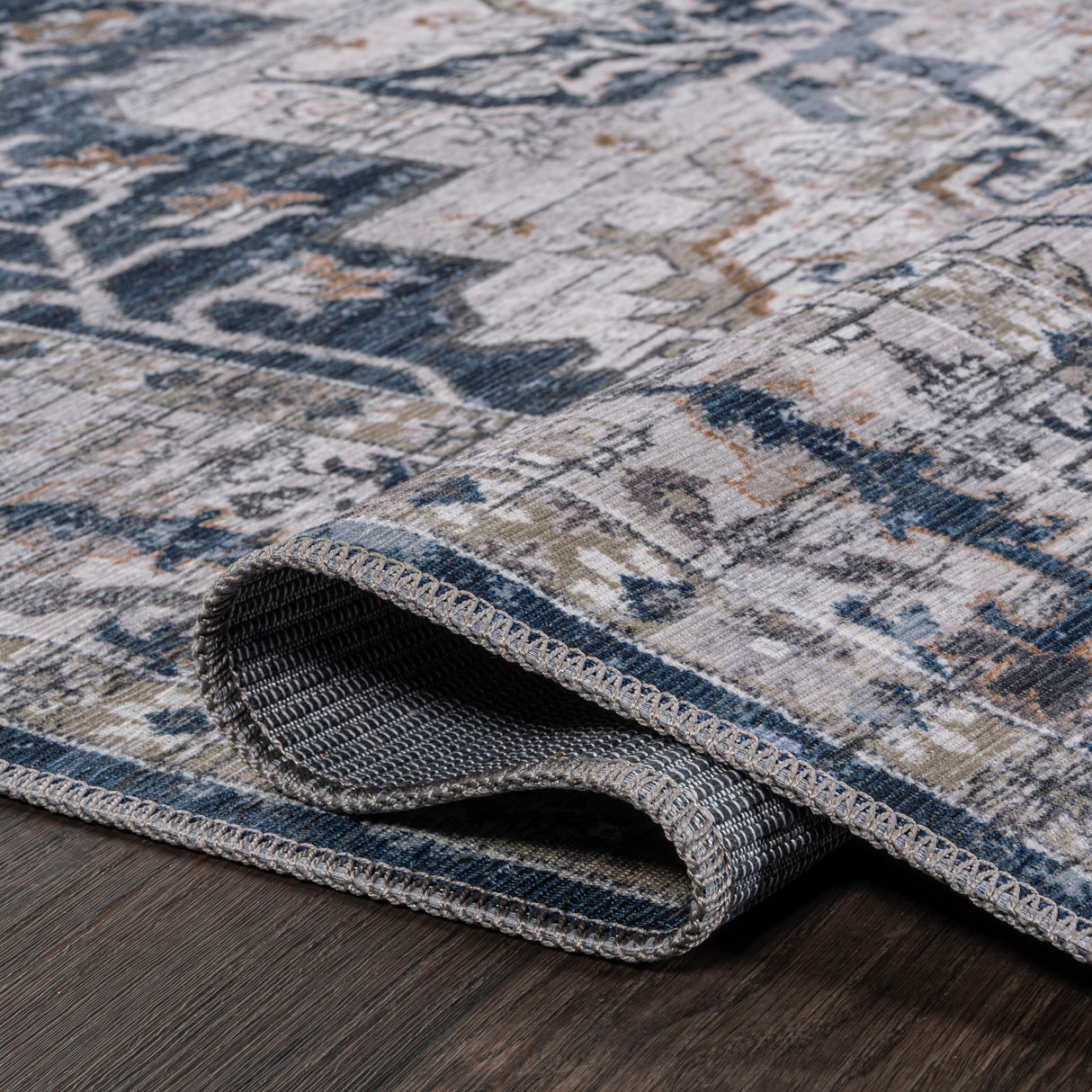 Didim Boho Medallion Machine-Washable Area Rug